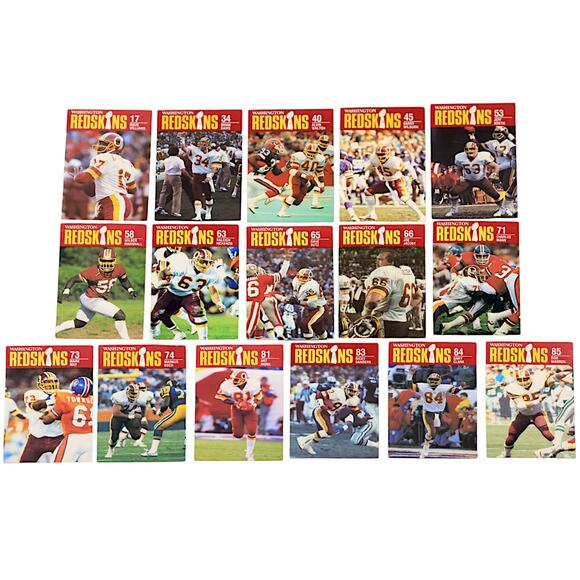 Washington Redskins Vintage 1980s Football Cards [Lot of 29] - Picture 1 of 9